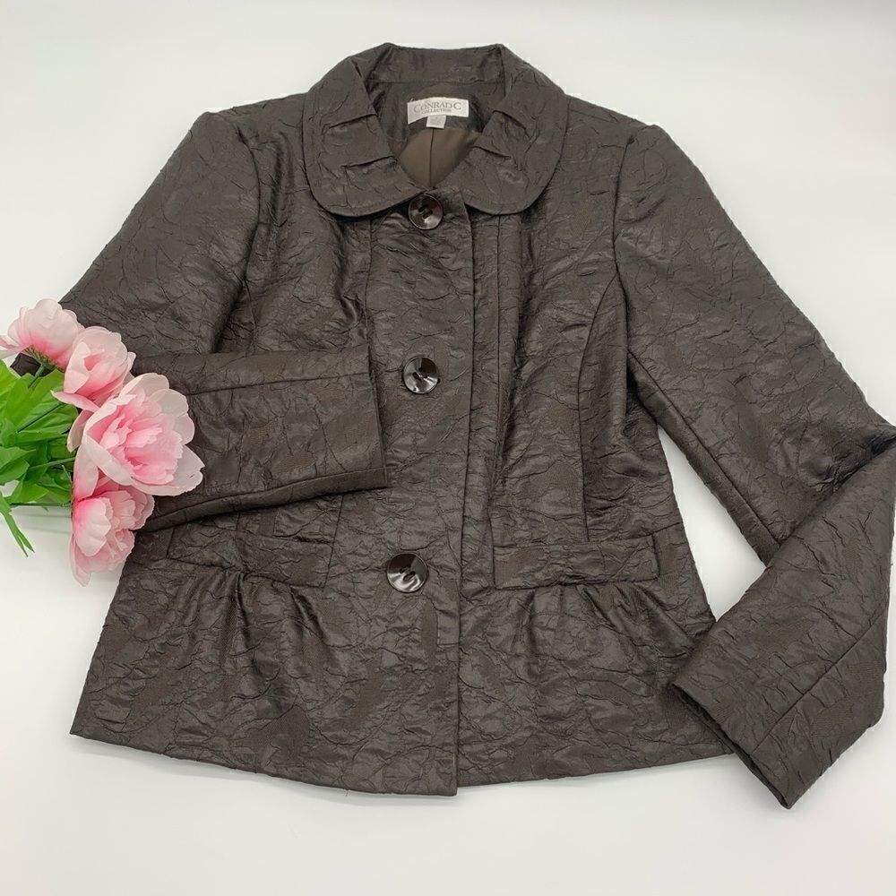 Conrad C Textured Light Jacket Size 4 - Picture 3 of 13